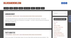 Desktop Screenshot of billrebanenews.com